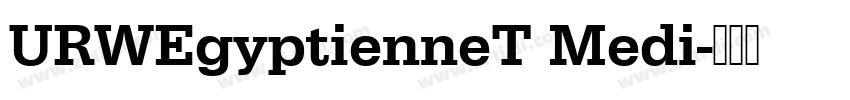 URWEgyptienneT Medi字体转换 URWEgyptienneT Medi字体转换